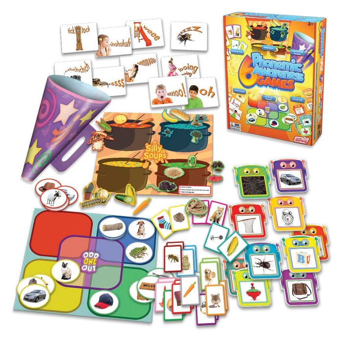 Junior Learning 6 Phonemic Awareness Games