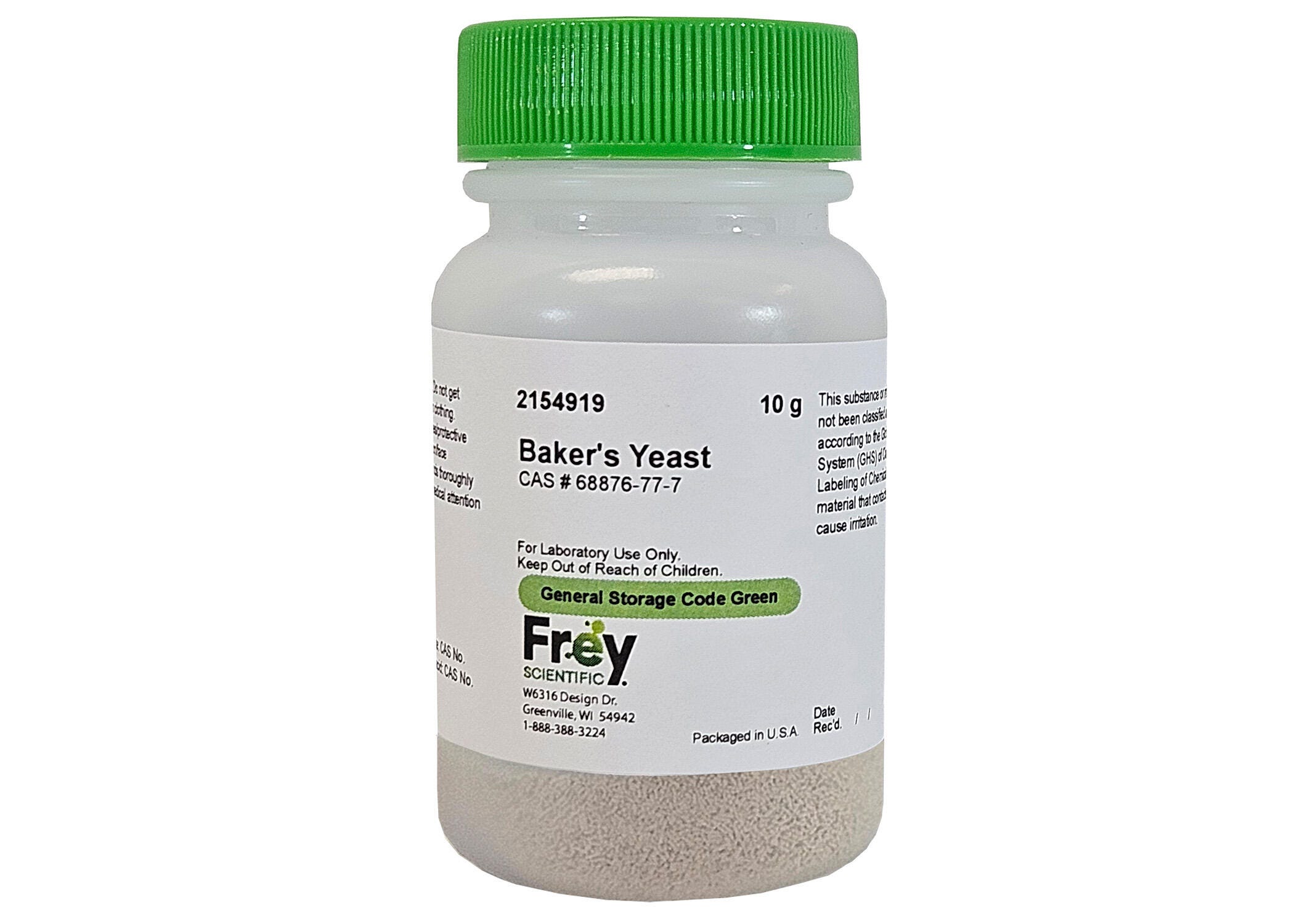 Image for Frey Scientific Baker's Yeast, 10 Grams from School Specialty