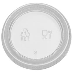 Dixie Foods Plastic Portion Cup Lid -- Portion Cup Lid, Clear, Item Number 2007498