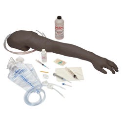 Life/form Advanced Venipuncture and Injection Arm, Dark Skin Tone