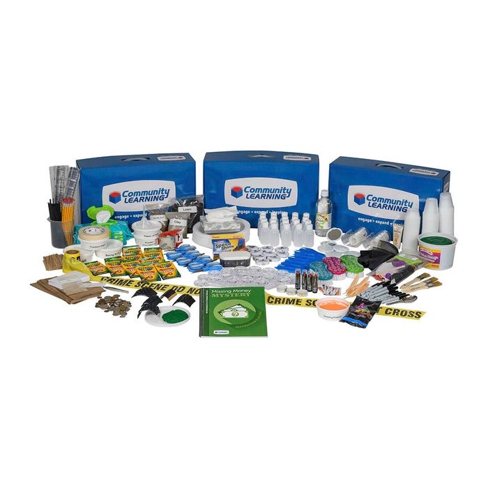 Community Learning Missing Money Mystery, An Introduction to Forensic Science Summer Camp Kit, Grades 2 to 3