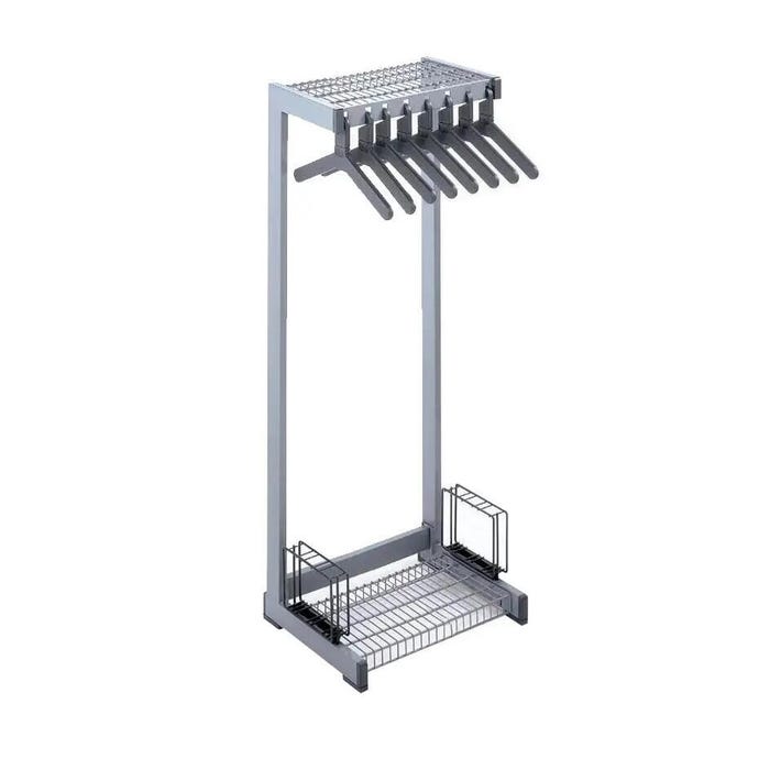 Magnuson Office Rak Steel Coat Rack with 8 Hangers, 24 x 18 x 60 Inches