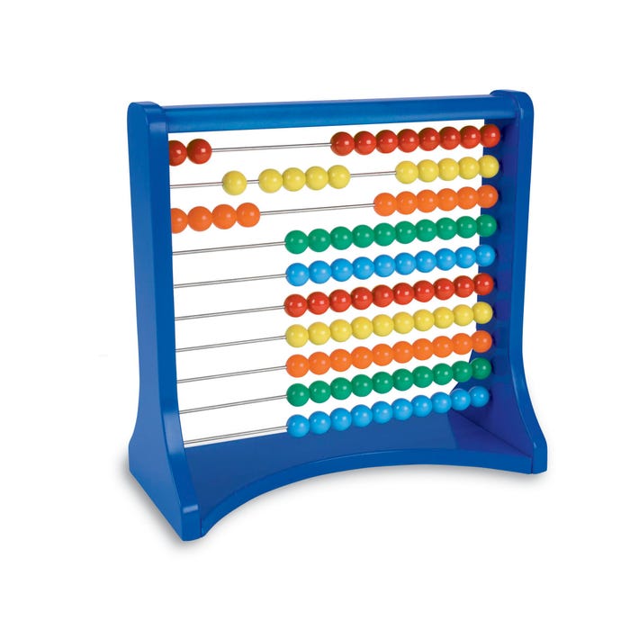 Learning Resources 10-Row Abacus, 9 Inches