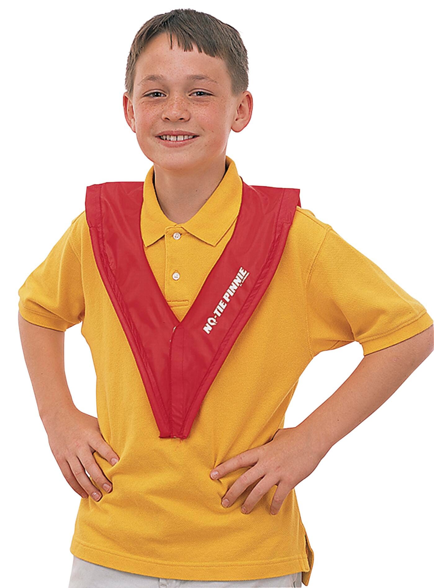 Image for FlagHouse No Tie Pinnie, Child, Yellow from School Specialty
