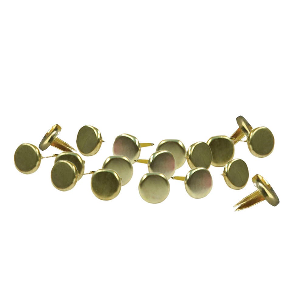 Image for School Smart Prong Fasteners, 1/2 Inch, Size 2, Brass Plated, Pack of 100 from School Specialty