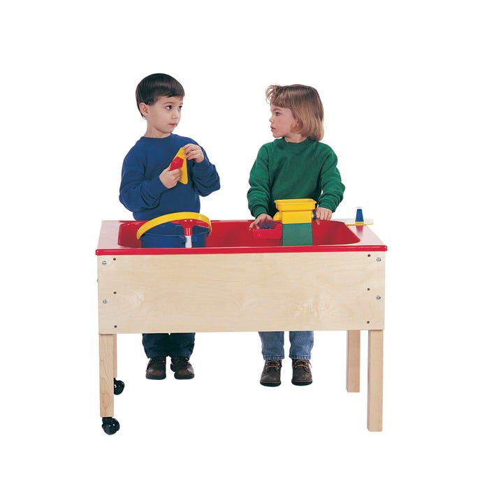 Jonti-Craft Space Saver Sand and Water Sensory Table, 36 x 22 x 24 Inches