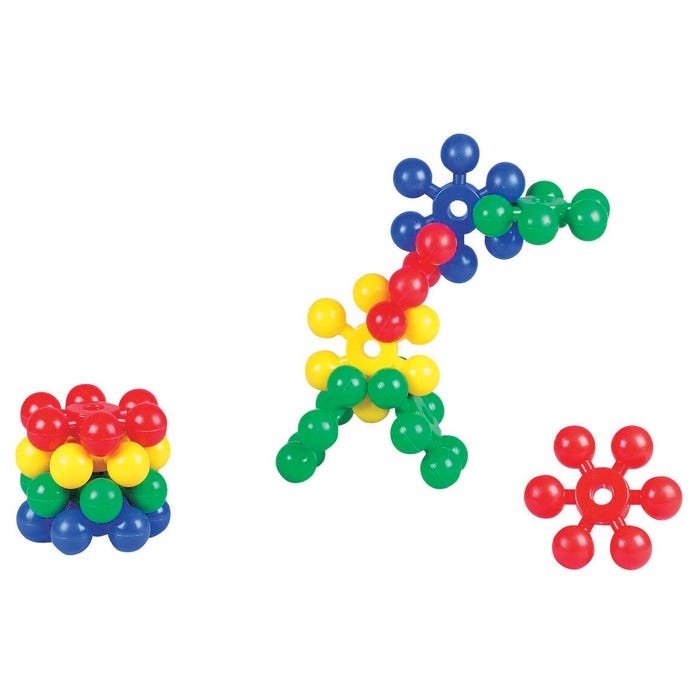 Childcraft Toddler Manipulative Star Builders, Assorted Colors, Set of 30