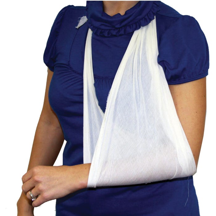 School Health Triangle Bandage for Arm Sling, 36 X 36 X 51 inches