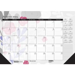 House of Doolittle, Recycled, Desk Pad, Wildflower Design, August 2025-July 2026, 18-1/2 x 13 Inches 2150939