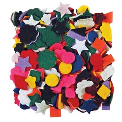 Roylco Pre-Cut Felt Shape, Assorted Colors, Set of 500, Item Number 1526154