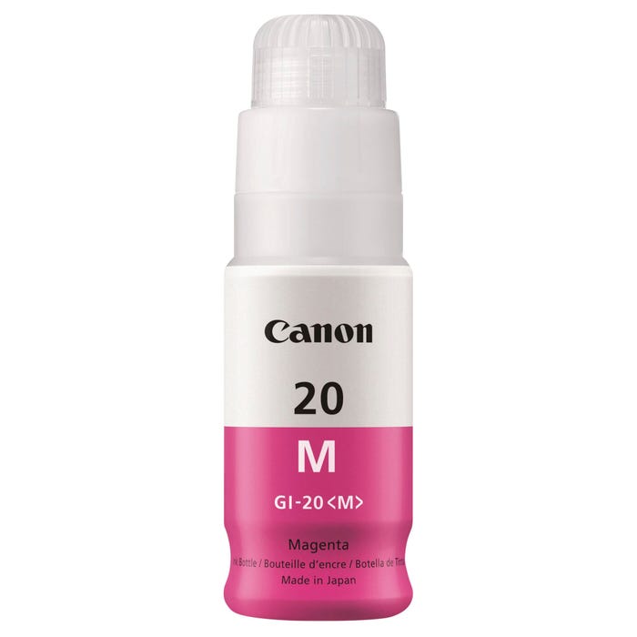Canon GI-20 MegaTank Ink Bottle, Magenta