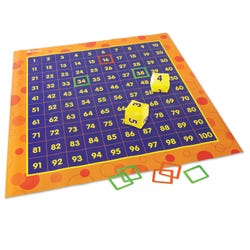 Learning Resources Hundreds Activity Mat, 4 x 4 Feet 1414077