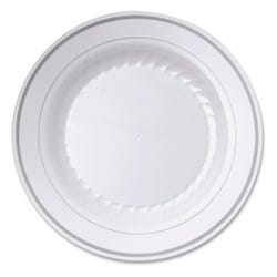 Masterpiece Round Plate, 9 In, White, Pack of 10, Item Number 1573137