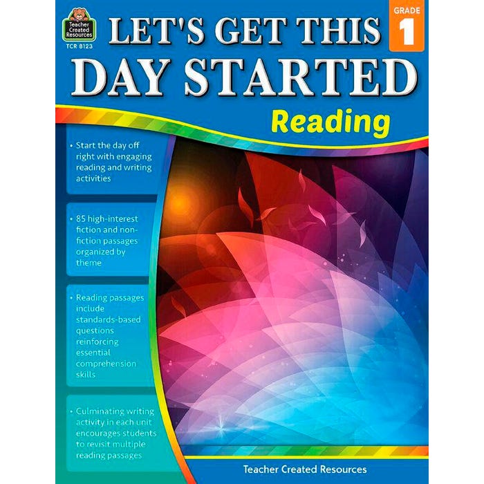 Teacher Created Resources Let’s Get This Day Started: Reading, Grade 1
