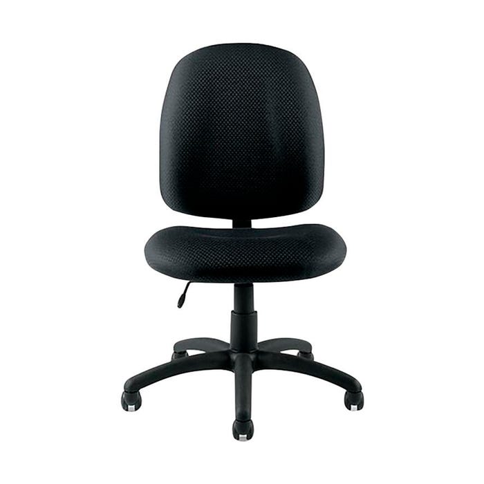 Offices To Go Pneumatic Armless Task Chair, 21 x 25 x 38 Inches, Black
