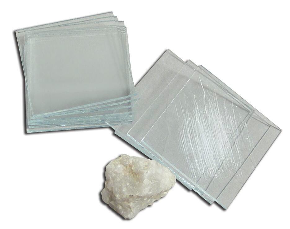 Frey Scientific Thin Glass Plates - 3 x 3 Inches, Item Number 573060