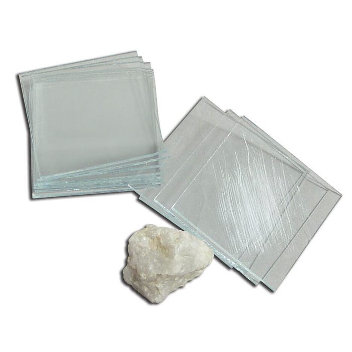 Frey Scientific Thin Glass Plates - 3 x 3 Inches