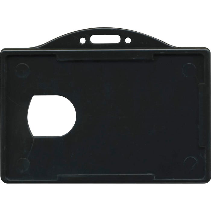 Advantus Card Holders, f/IDs, 3-3/8 x 2-1/8 Inches, Horiz, Pack of 25, Black