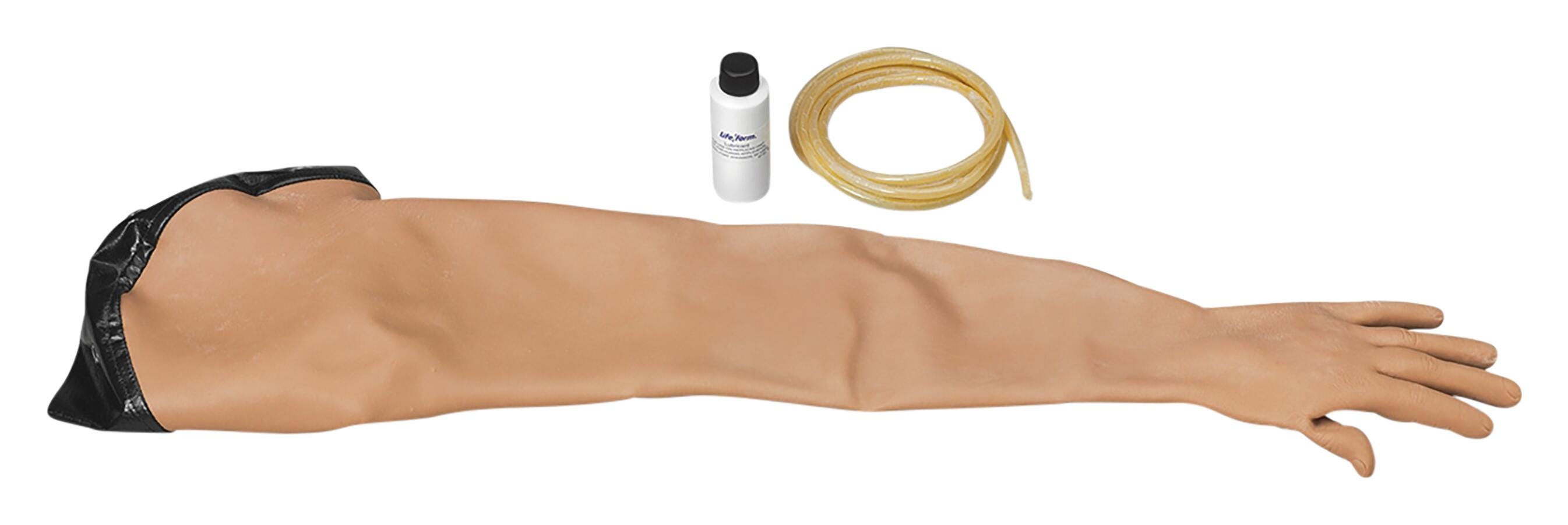 Venipuncture and Injection Training Arm Skin and Vein Replacement Kit, Light
