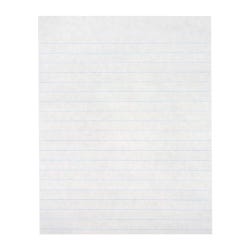 School Smart Practice Composition Paper, 7 x 8-1/2 Inches, 3/8 Inch Short Way Ruled, White, 500 Sheets 085237