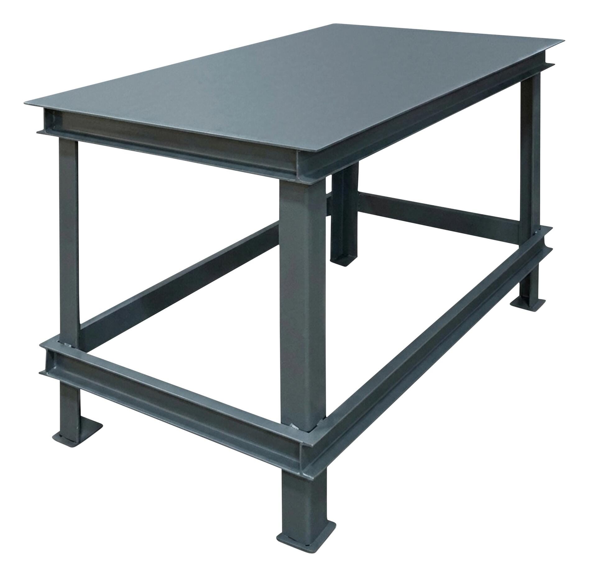 Grainger Fixed Height Work Table, 48 x 24 x 36 Inches