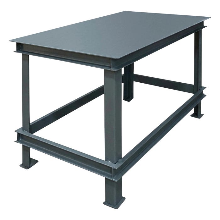 Grainger Fixed Height Work Table, 48 x 24 x 36 Inches