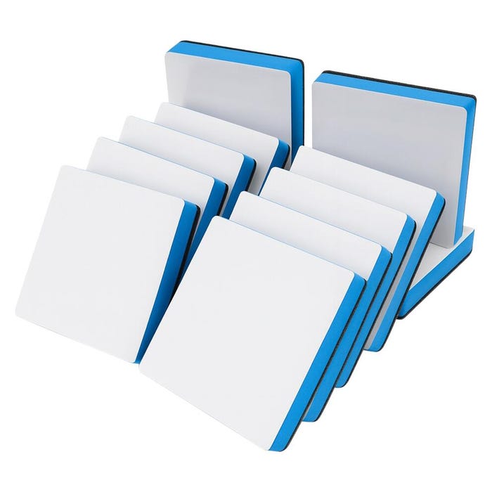Flipside Board Buddies Dry Erase Erasers, 4 x 4 Inches, Set of 12