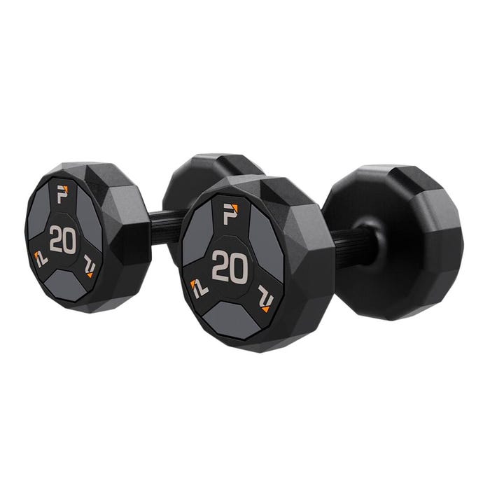 Power System Urethane Dumbbells, Pair, 20 Pounds