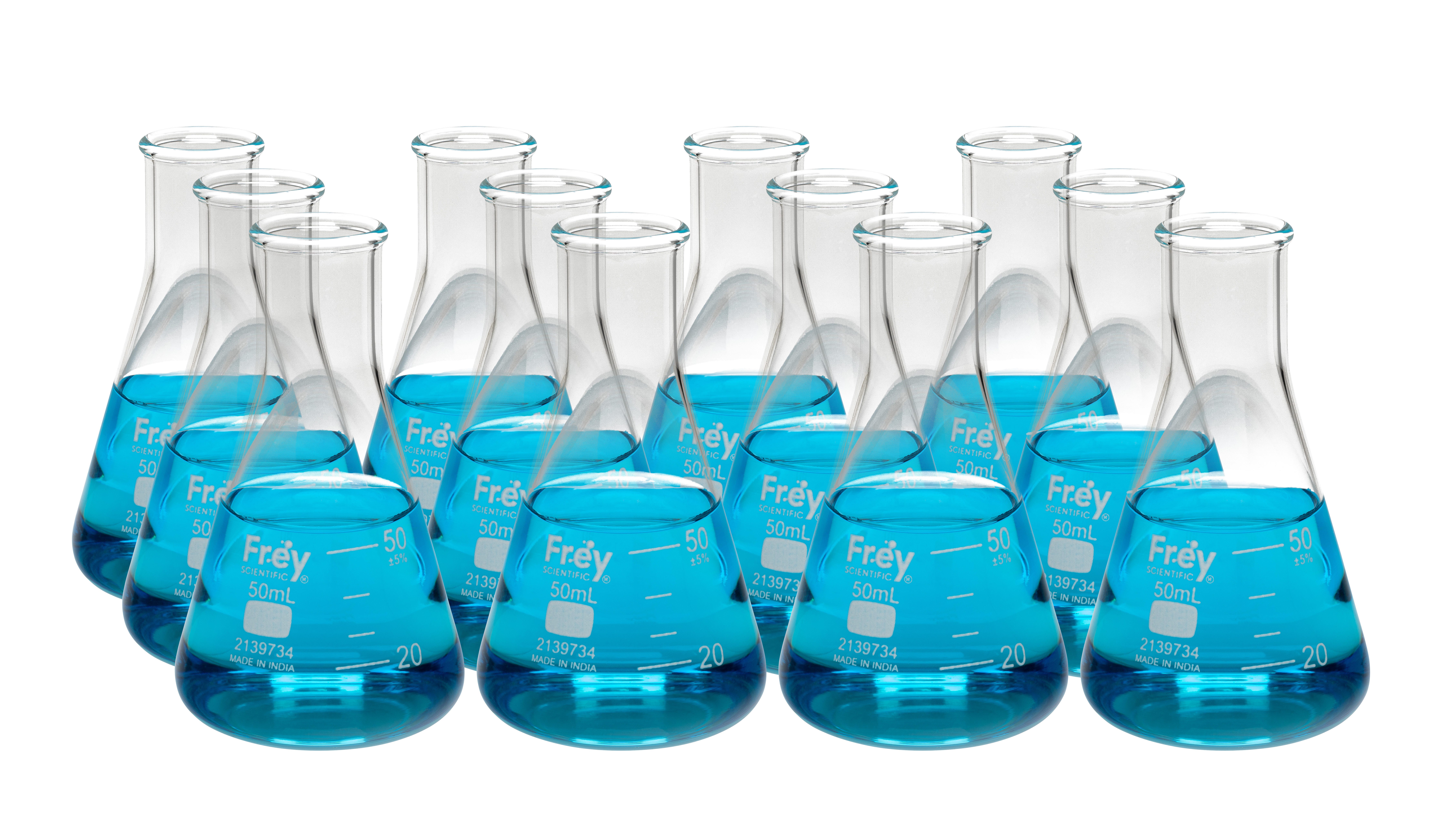 Narrow Mouth Erlenmeyer Flasks 50 ml pack pf 12 2139734