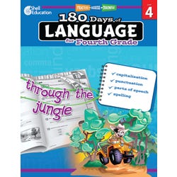 Shell Education 180 Days of Language for Fourth Grade