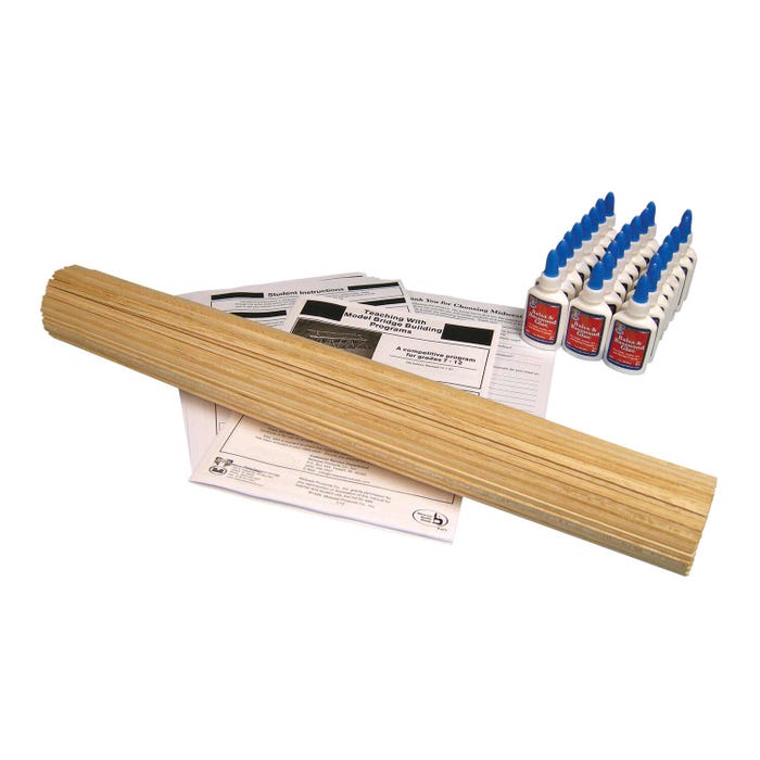 Frey Scientific Balsawood or Basswood Bridge Building Kit