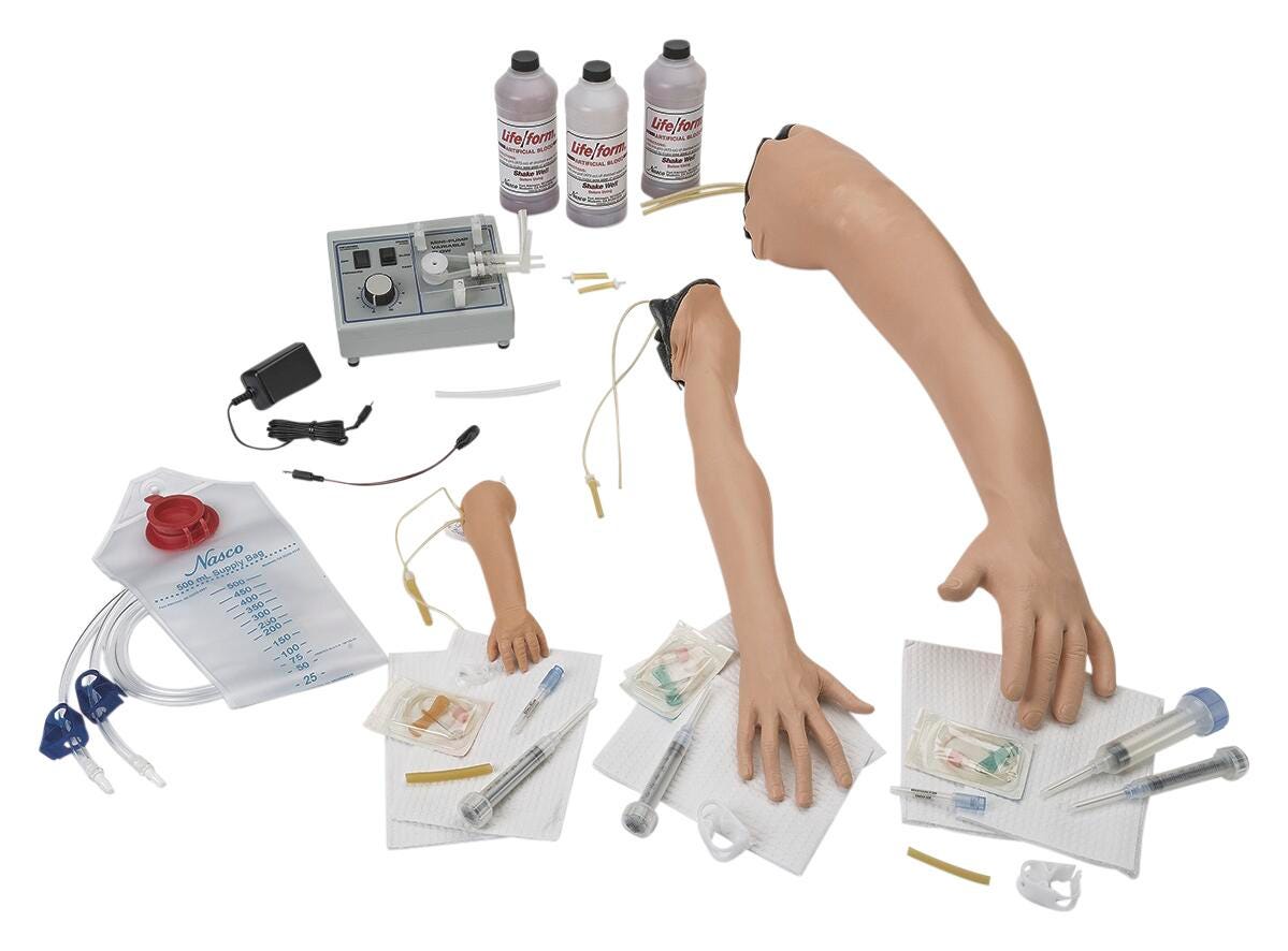 Image for Life/form® Complete IV Arm and Pump Set from School Specialty