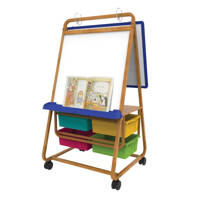 Copernicus Bamboo Classic Royal Reading Writing Center, 33 x 27 x 56-1/2 Inches