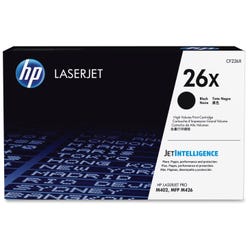 HP 26X Ink Cartridge, CF226X, Black
