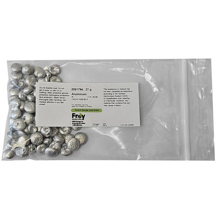 Frey Scientific Aluminum Solid, 27 Gram