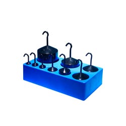 United Scientific Hooked Weight Set, Black Enamel, Item Number 2089976