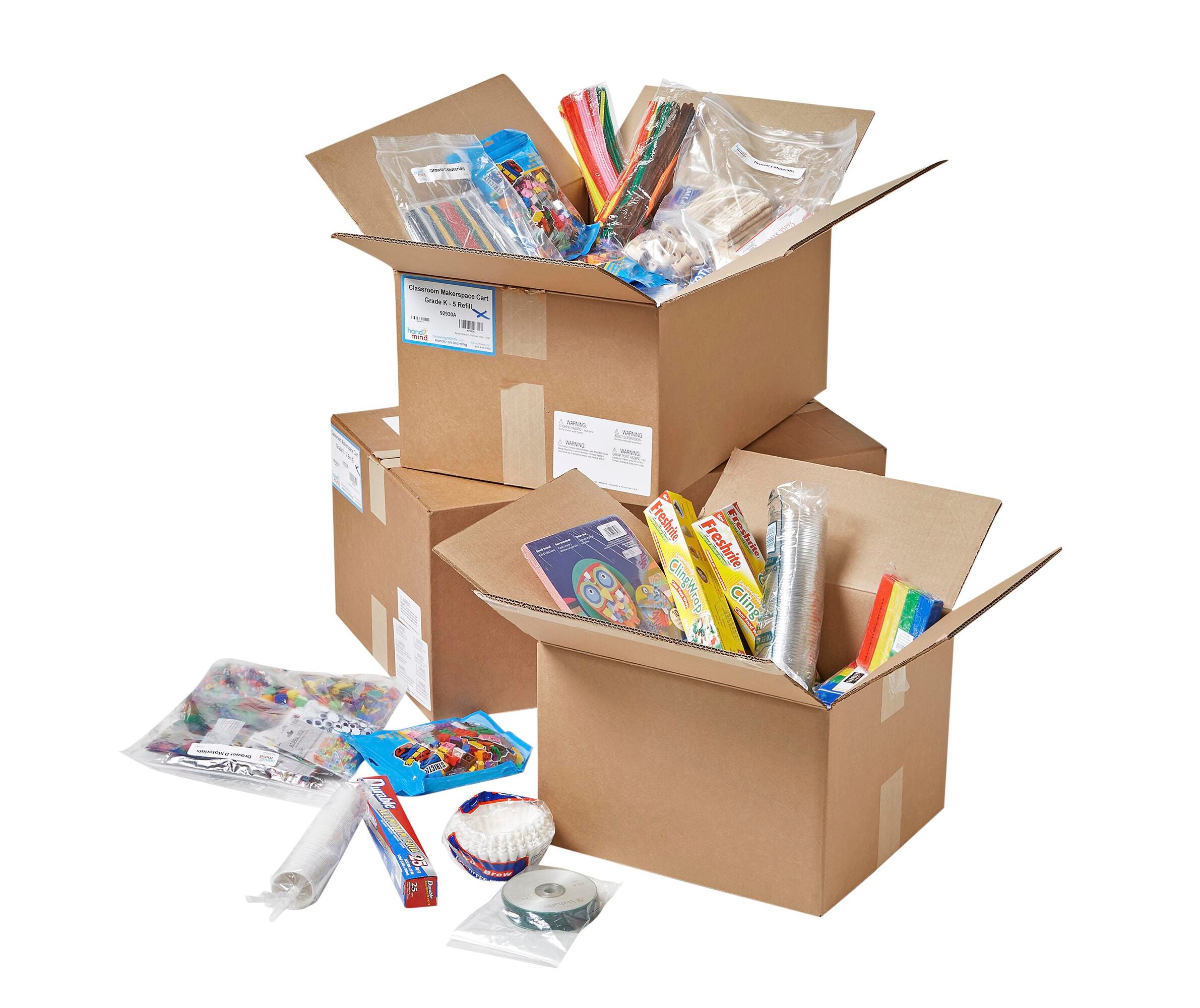 H2M MAKERSPACE K-5 STEM LAB MTRLS 3BX, Item Number 2106462