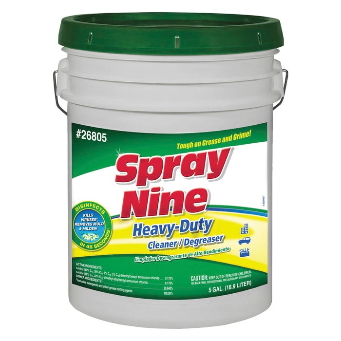 Permatex Spray Nine Multi-Purpose Cleaner, 5 gal, Clear