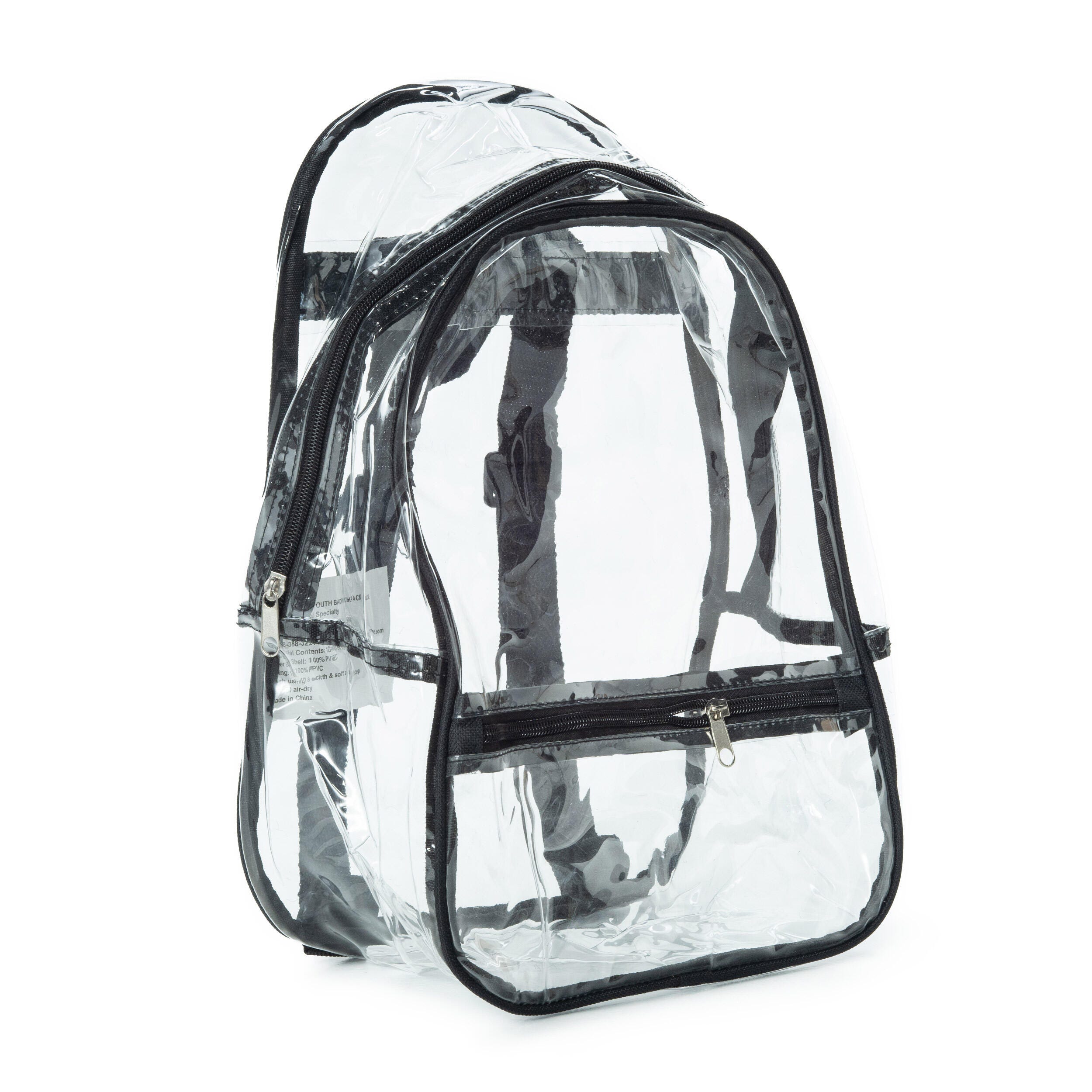 School Smart Youth Backpack, Clear, Item Number 1336644