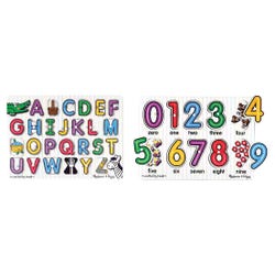 Melissa & Doug Beginning Puzzles Alphabet and Numbers Set, Item Number 1336477