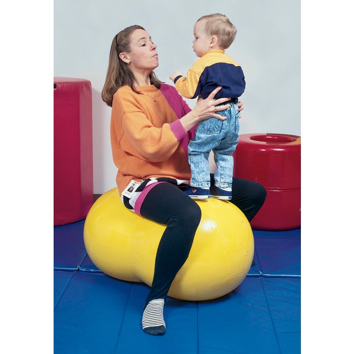 Gymnic Physio-Roll Fitness Ball, 22 Inches, Yellow, Each