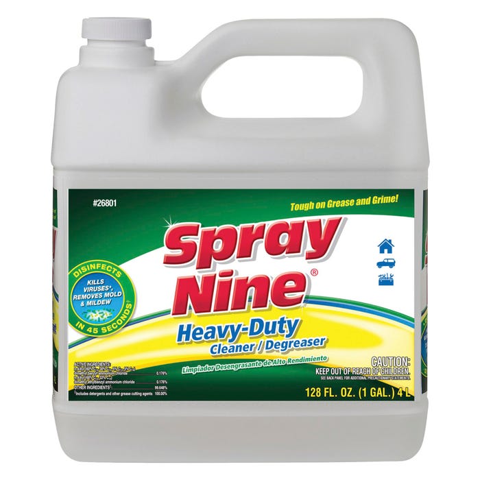 Spray Nine Multi-Purpose Cleaner/Disinfectant, 128 Ounce Bottle