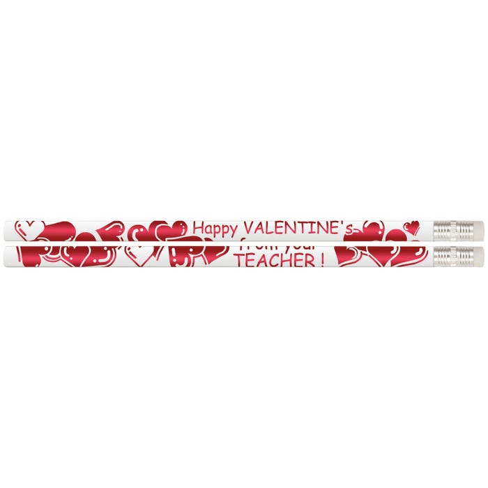 Musgrave Pencil Co. Happy Valentine's Day From Your Teacher Pencils, Pack of 12