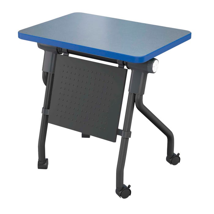 Classroom Select Tilt-N-Nest EZ Twist Foldable Desk With Modesty Panel