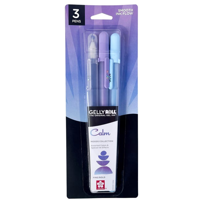 Sakura Gelly Roll Moods - Calm, Fine/Bold, Set of 3