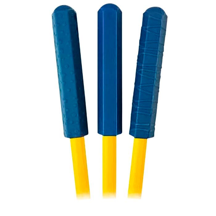 Chewberz Pencil Toppers, Navy Blue, Pack of 3