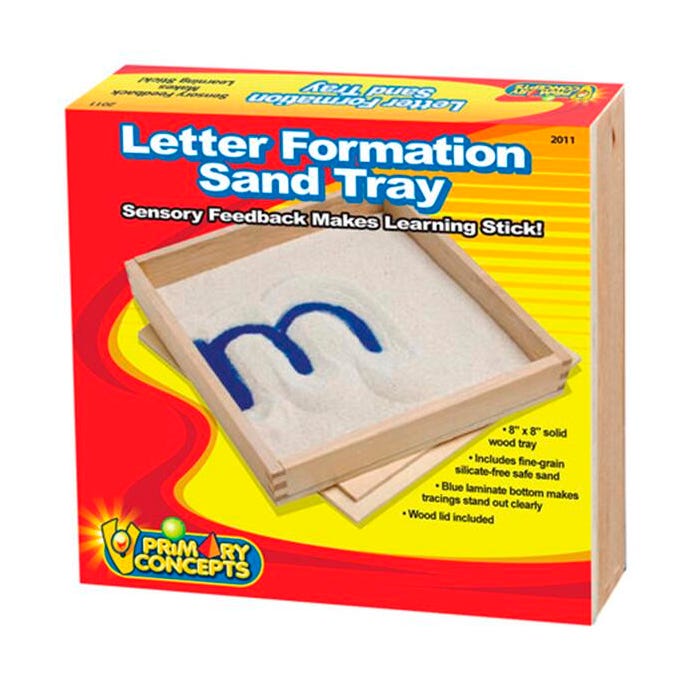 Primary Concepts Letter Formation Sand Tray, 8 x 8 inches