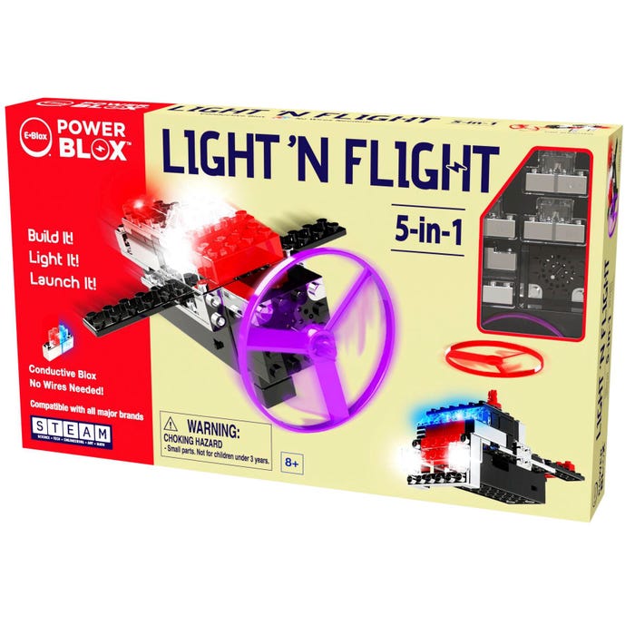 E-Blox Power Blox Light 'N Flight 5-in-1