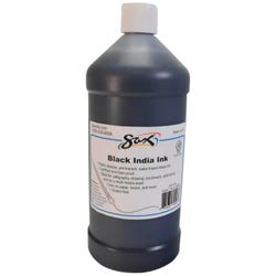 Sax Black India Ink, 1 Quart, Black 2019758