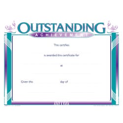 Achieve It! Raised Print Outstanding Achievement Recognition Award, 11 x 8-1/2 inches, Pack of 25 2103102